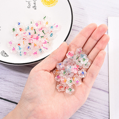 Transparent Clear Acrylic Beads MACR-YW0001-23D-1