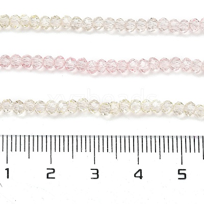 Transparent Painted Glass Beads Strands DGLA-A034-T2mm-A25-1