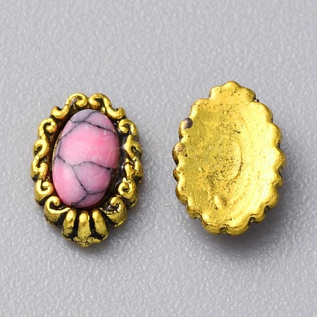 Zinc Alloy Cabochons MRMJ-WH0320-05E-02-1