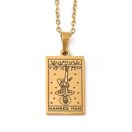 Tarot Theme 304 Stainless Steel Pendant Nacklaces For Women STAS-S128-02L-1