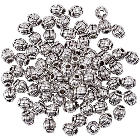 Tibetan Silver Spacer Beads TIBEB-PH0004-33AS-1