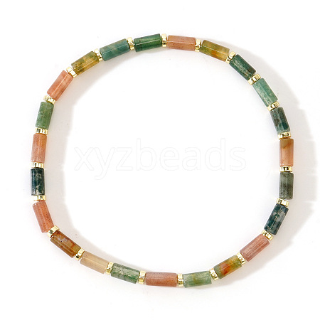 Natural Mixed Gemstone Beads Stretch Bracelets for Women Men ZD5389-3-1