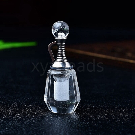 Natural Quartz Crystal Perfume Bottles PW-WGACEC4-06-1