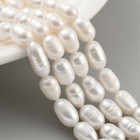 Natural Cultured Freshwater Pearl Beads Strands PEAR-P062-08D-1