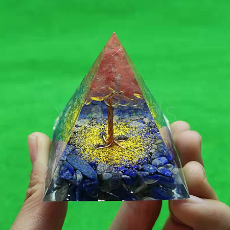 Orgonite Pyramid Resin Energy Generators PW-WGB7C15-02-1