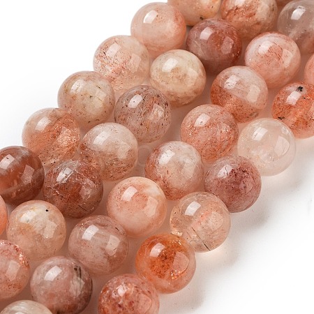 Natural Sunstone Beads Strands G-P488-04A-01-1