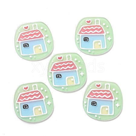 Printed Acrylic Cabochons LS-MACR-C003-28-1