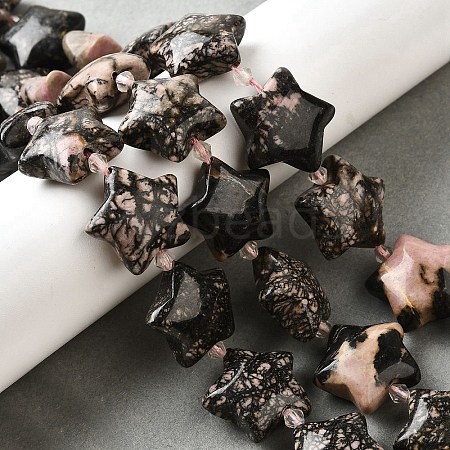 Natural Rhodonite Beads Strands G-U023-C01-05-1