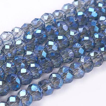 Electroplate Glass Beads Strands EGLA-D020-3x2mm-59-1