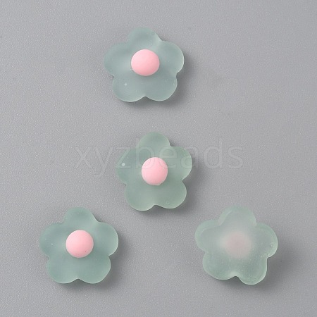 Spring Theme Translucent Resin Cabochons RESI-TAC0016-10B-1