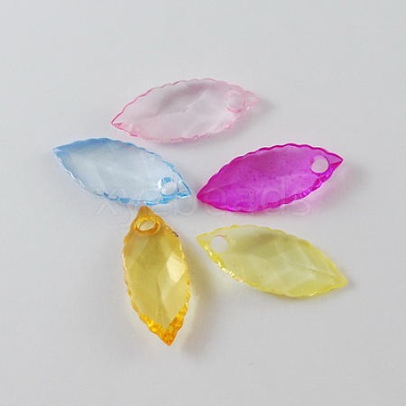 Transparent Acrylic Pendants TACR-R17-M-1