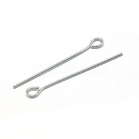 Tarnish Resistant 304 Stainless Steel Eye Pin STAS-E013-0.6x26mm-1