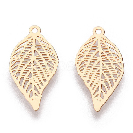 Rack Plating Brass Filigree Pendants KKC-T001-43KC-1