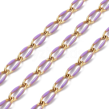 Ion Plating(IP) 304 Stainless Steel Handmade Beaded Chain CHS-K019-02G-06-1