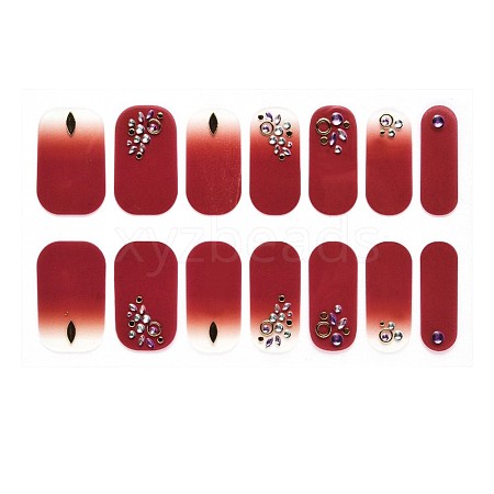 Full Cover Nombre Nail Stickers MRMJ-S060-ZX3246-1