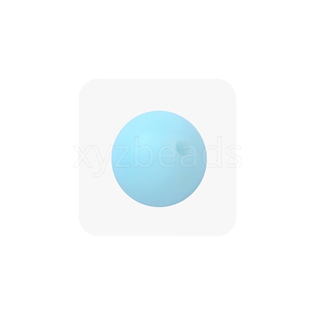 Luminous Glow in the Dark Round Silicone Beads PW-WGB50F5-19-1