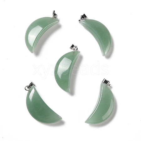 Natural Green Aventurine Pendants G-F714-03A-1