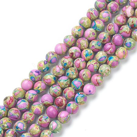 Natural Howlite Beads Strands X-G-L575-02D-1