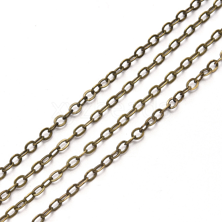 3.28 Feet Brass Cable Chains X-CHC-T008-06A-AB-1