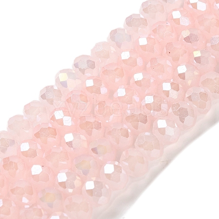 Baking Electroplate Glass Beads Strands LS-DGLA-A039-J10mm-B14-1