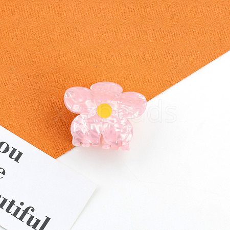 Flower Acrylic Claw Hair Clips PW-WG9FEC1-05-1