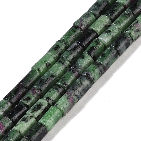 Natural Ruby in Zoisite Beads Strands G-C128-A16-01-1