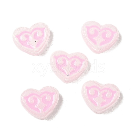 Dyed & Heated Baking Paint Glass Beads LAMP-D004-02A-1