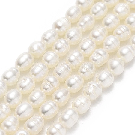 Natural Cultured Freshwater Pearl Beads Strands PEAR-J006-14B-01-1