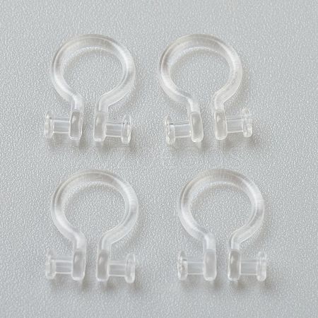 Plastic Clip-on Earring Findings KY-P001-06C-1