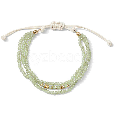 Bohemian Style Glass Beaded Braided Bead Bracelets IT8808-2-1