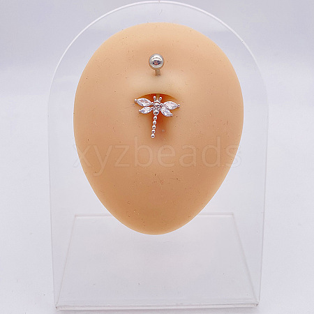 316L Surgical Stainless Steel Belly Rings WGDD0AB-10-1