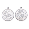 Non-Tarnish 201 Stainless Steel Pendants STAS-R106-07-1