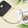 Imitation Leather Bag Straps & Plastic Imitation Pearl Beaded Extender FIND-WH0126-373B-4