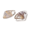 Transparent Glass Pendants GLAA-G104-07E-2