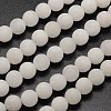 Natural White Jade Beads Strands G-D671-6mm-1