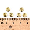 Brass Grade A Rhinestone Spacer Beads RSB036NF-10G-3