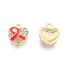 Alloy Rhinestone Pendants FIND-A017-26A-LG-1