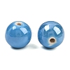 Glazed Porcelain Beads PORC-D001-18mm-12-4