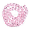 Transparent Glass Beads GLAA-Q066-14mm-B17-3