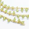 Natural Peridot Handmade Beaded Chains CHC-P003-11L-4