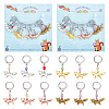 Fox Pendant Stitch Markers HJEW-AB00336-1