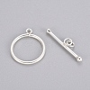 925 Sterling Silver Toggle Clasps STER-L057-001S-2