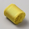 5M Polyester Satin Frayed Ribbon OCOR-WH0078-220C-2