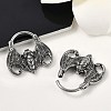 Bat 316 Surgical Stainless Steel Hoop Earrings EJEW-G416-31AS-3