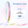Polyester Grosgrain Ribbon OCOR-WH0105-090B-2