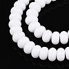 Opaque Spray Painted Glass Beads GLAA-ZX008-8mm-18G-3
