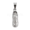 Anti-Tarnish 304 Stainless Steel Pendants STAS-D112-08P-1