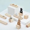 Olycraft 18 Pcs 3 Styles Wood Display Stands AJEW-OC0002-09-5