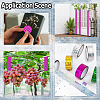 50M Laser Shining Bopp Plastic Scrapbook Decorative Adhesive Tapes AJEW-WH20002-57A-02-5