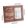 MDF Wood Photo Frames DIY-WH0231-054-2